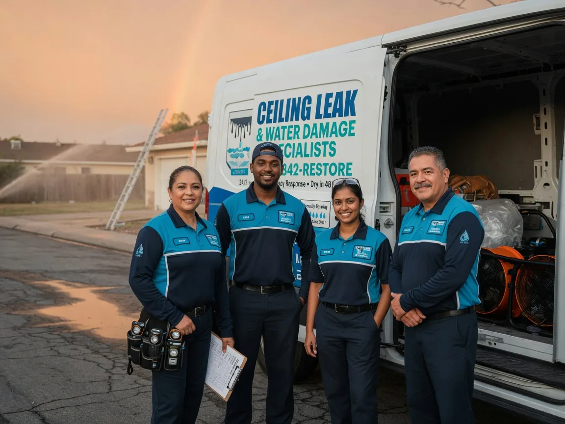 Ceiling Leak Cleanup company in Plummer, MN